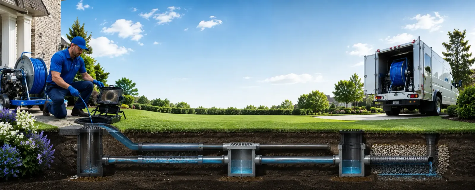 Outdoor drain cleaning information for Taylorstown, PA